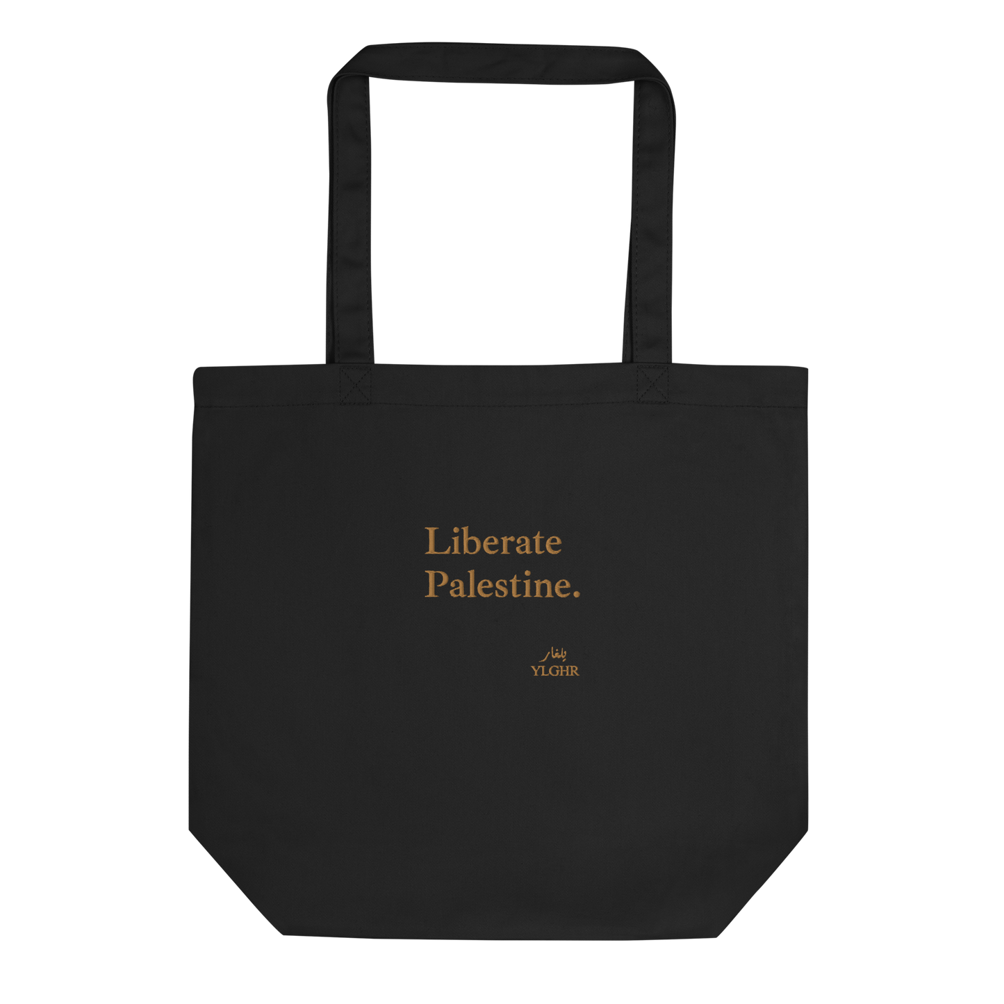 Liberate Palestine Embroidered Tote Bag