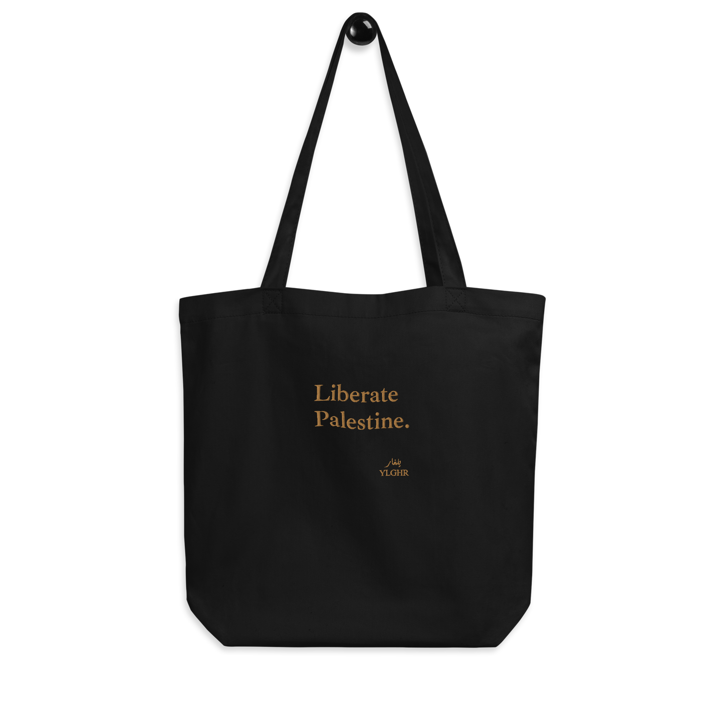 Liberate Palestine Embroidered Tote Bag