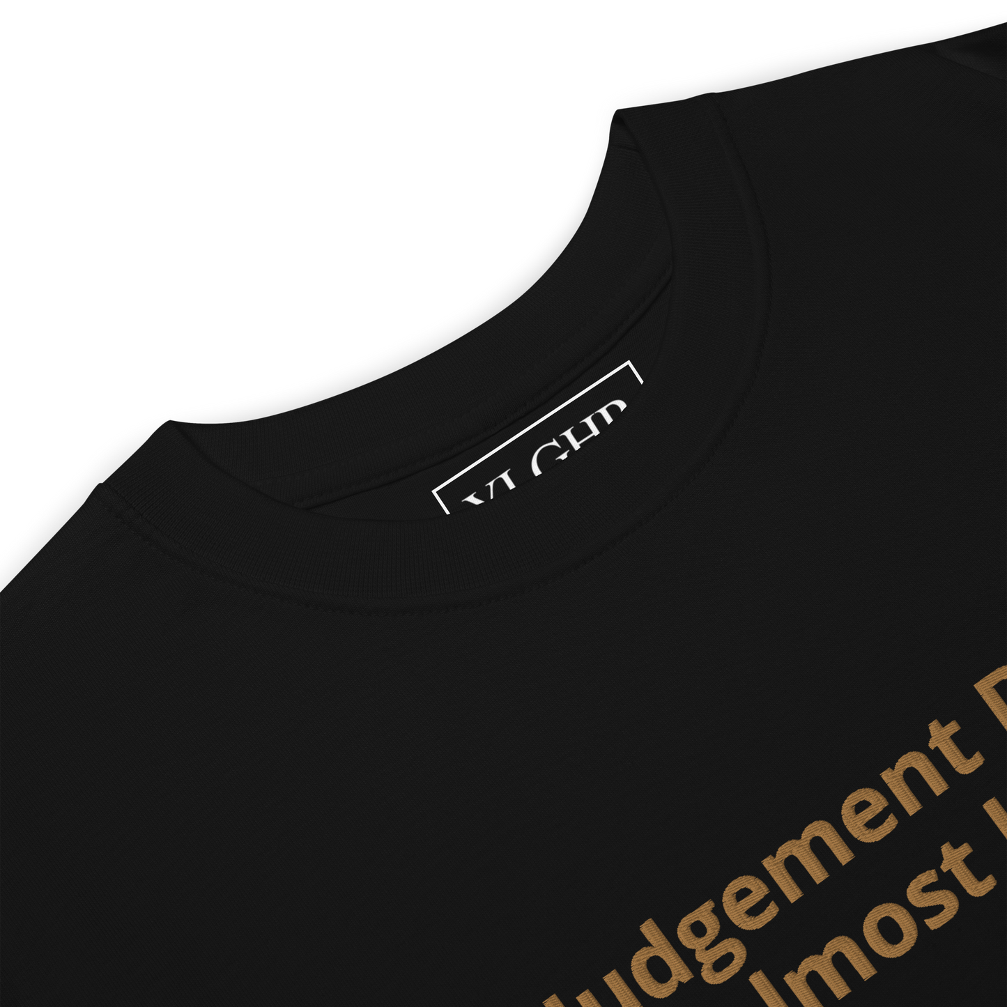 Premium The Judgement Day Embroidered Heavyweight Tee - Unisex